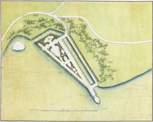 ガッチナ公園の愛の島の計画